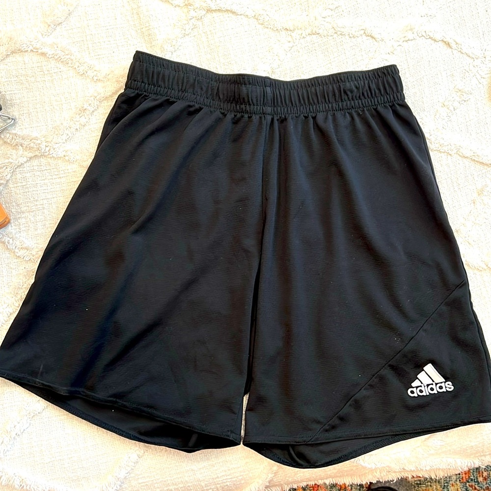 Adidas black shorts medium